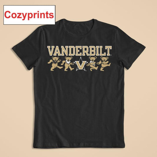 Vanderbilt X Grateful Dead Mascot Bears T-shirt