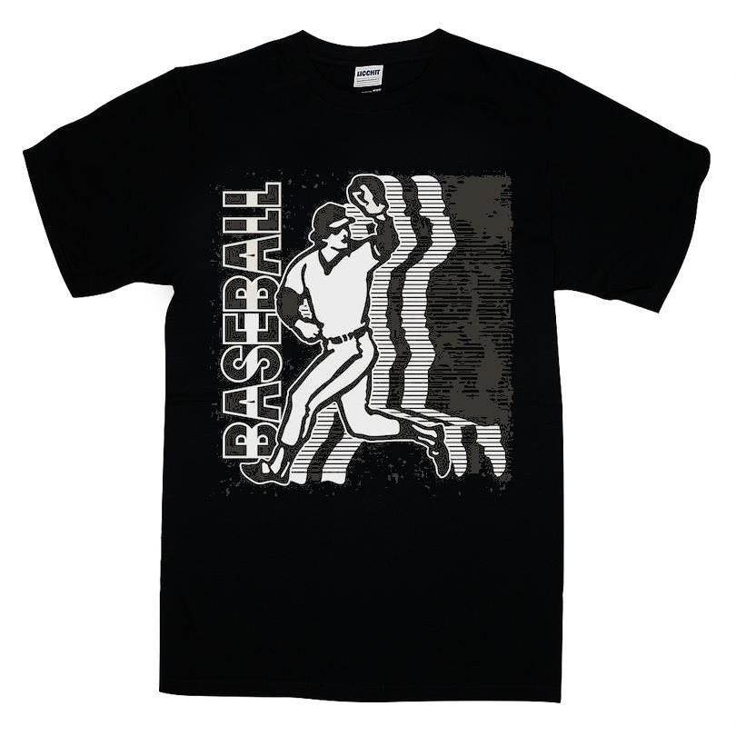 Vintage Mlb Baseball Graphic Shirt - Retro Black Sports Tee