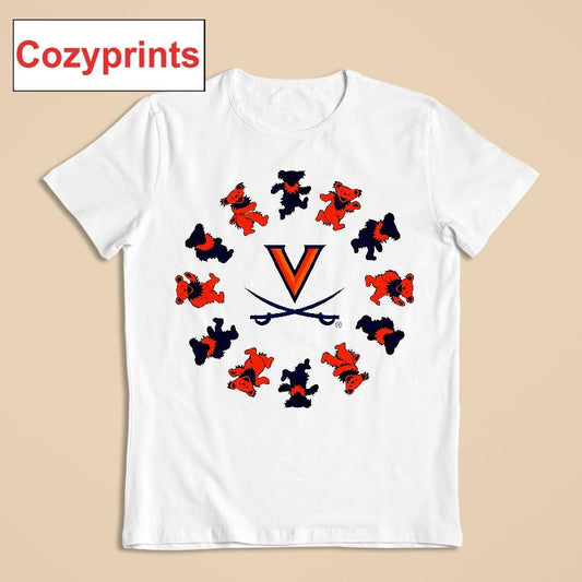 Virginia X Grateful Dead Circle Bears T-shirt