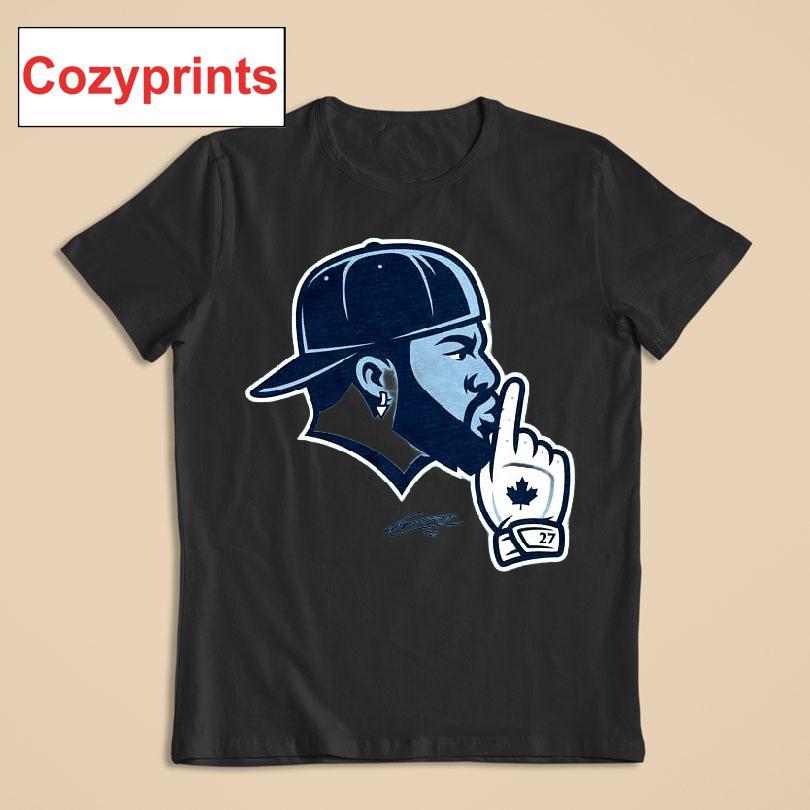Vladdy Shush Shirt | Vladimir Guerrero Jr. Toronto Baseball Mlbpa Rotowear