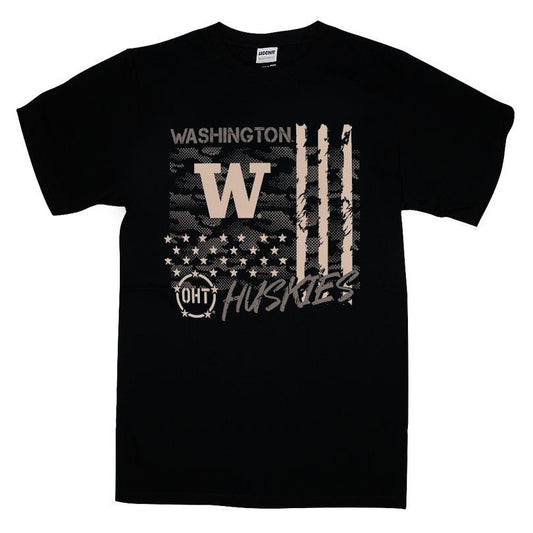 Washington Huskies OHT Camo Overlay T-shirt
