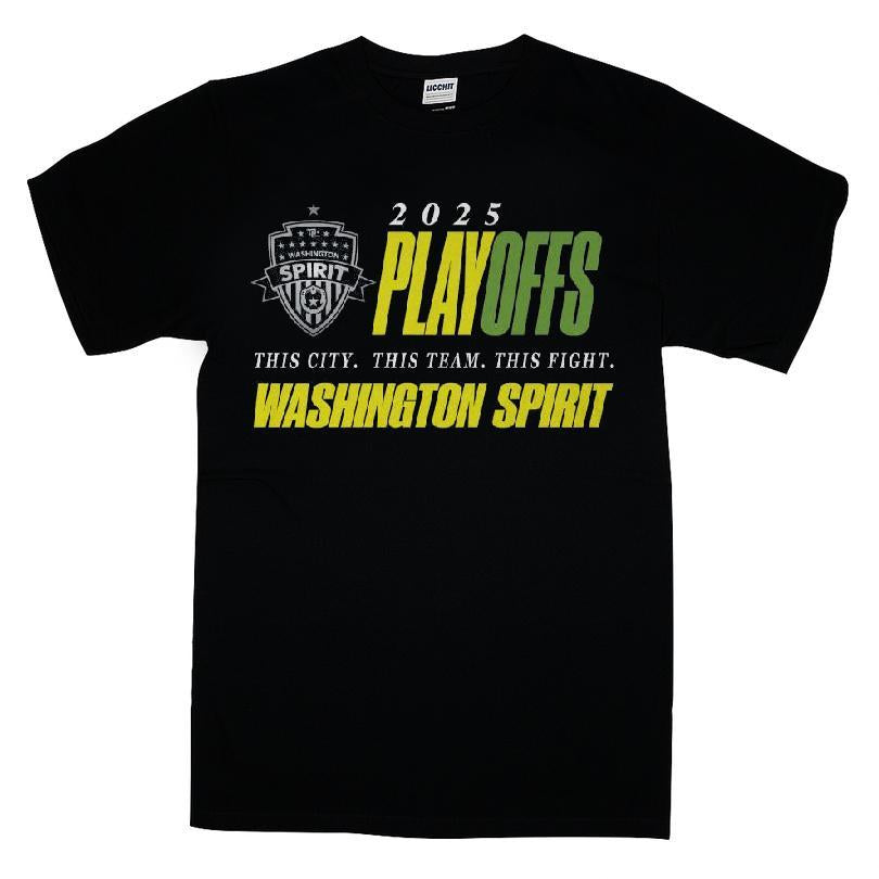 Washington Spirit 2025 Playoff All In T-shirt
