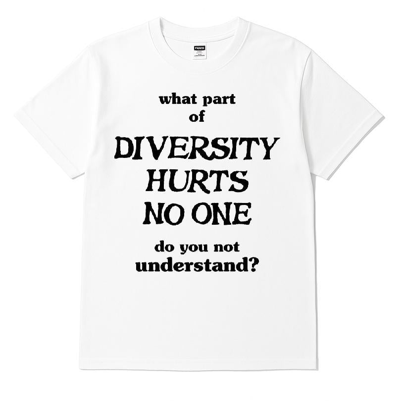 What Part Of Diverstiy Hurts No One Do You Not Understand T-shirt