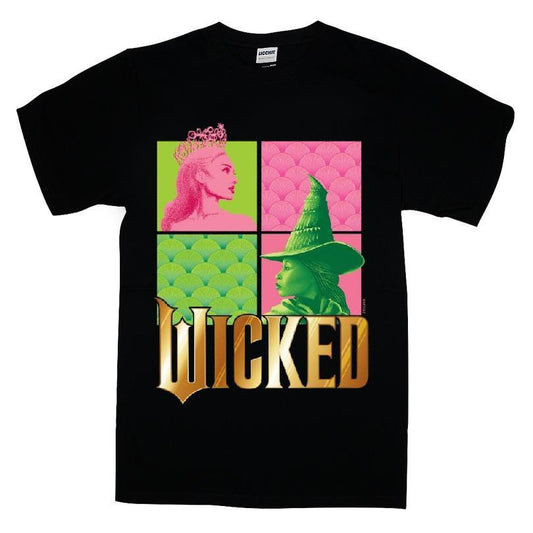 Wicked Elphaba And Glinda Logo T-shirt