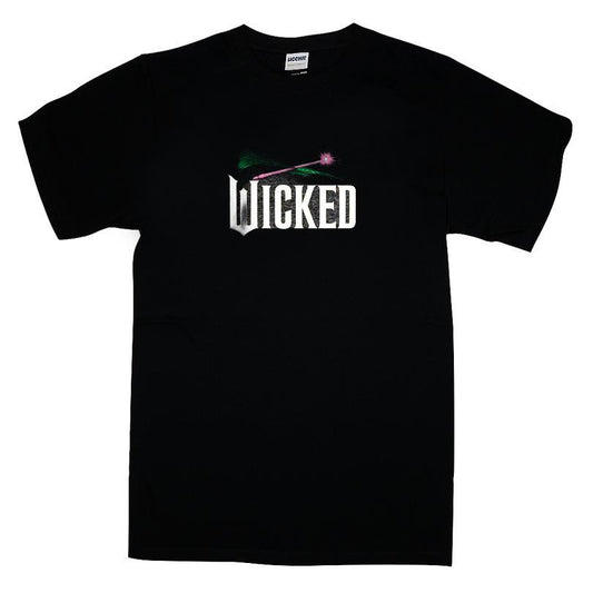 Wicked Wand And Broomstick Logo T-shirt