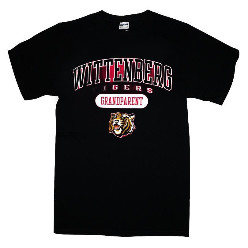 Wittenberg University Tigers Champion Grandparent Pill Box T-shirt