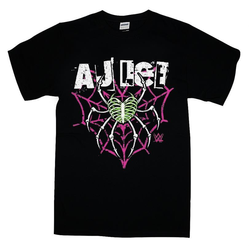 Wwe AJ Lee Love Bites Spider T-shirt