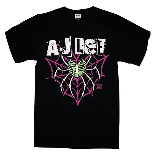 Wwe AJ Lee Love Bites Spider T-shirt