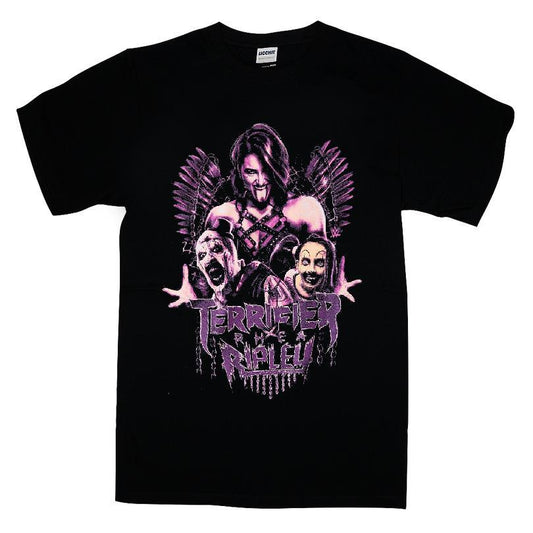 Wwe Rhea Ripley X Terrfier Trio T-shirt