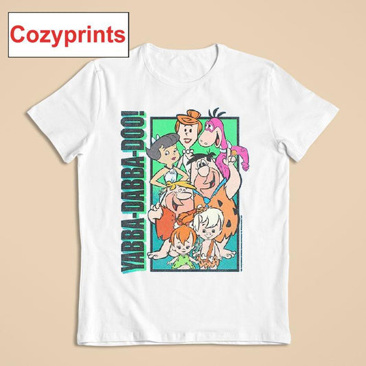 Yabba-dabba-doo Collage Flintstones T-shirt