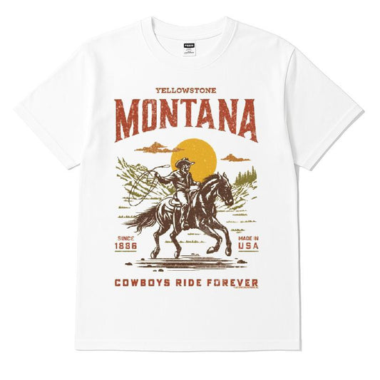 Yellowstone Montana Cowboys Ride Forever T-shirt