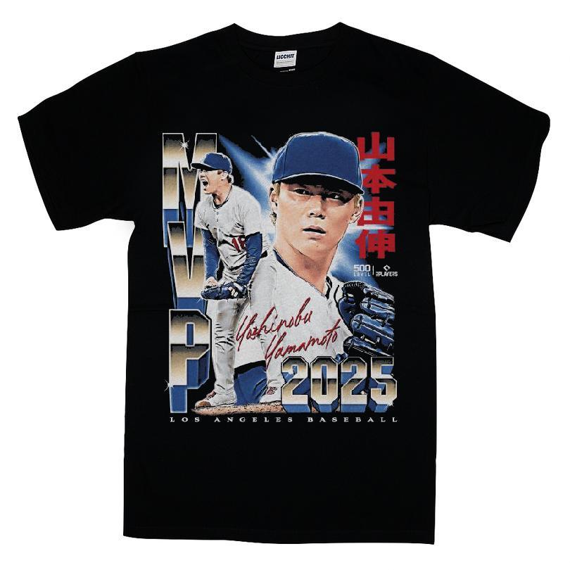 Yoshinobu Yamamoto 2025 MVP Los Angeles Baseball T-shirt