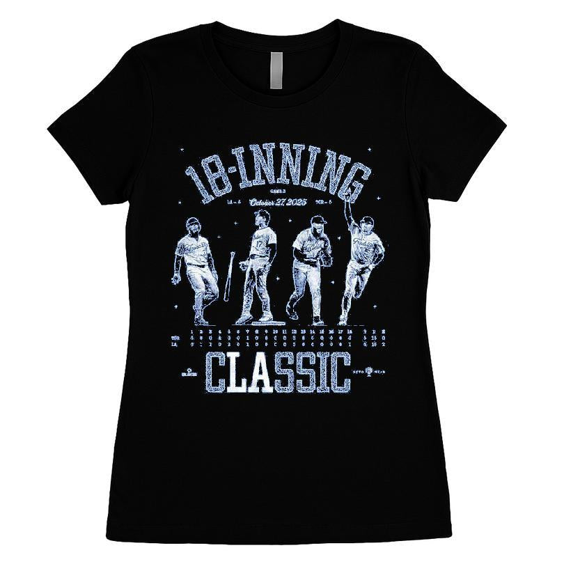 18-inning Classic Shohei Ohtani Freddie Freeman Will Klein Teoscar Hern¡ndez Los Angeles Baseball Game 3 October 27, 2025 Mlbpa T-shirt