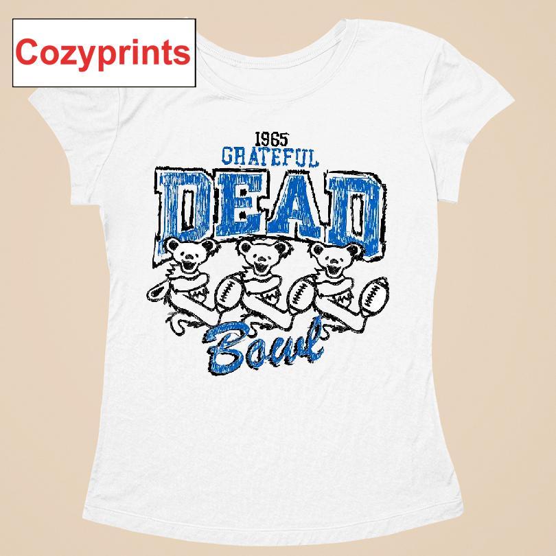 1965 Grateful Dead Bear Football Bowl T-shirt
