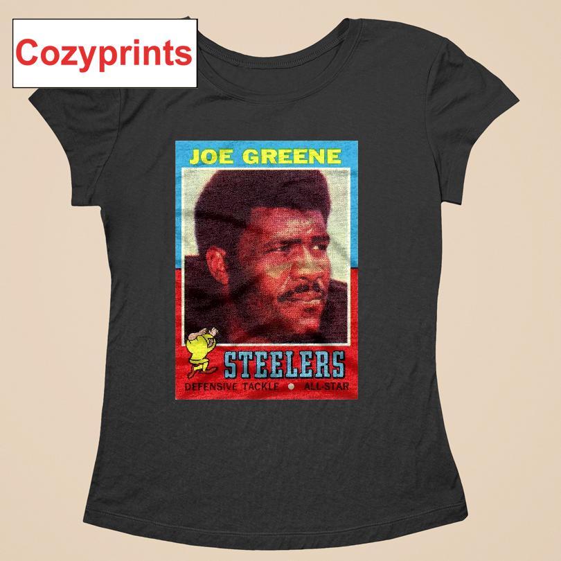 1971 Topps Football Joe Greene Steelers T-shirt