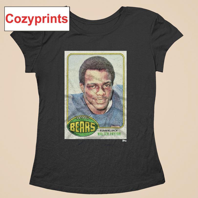 1976 Topps Football Walter Payton Bears T-shirt