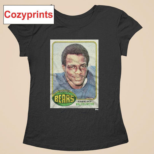 1976 Topps Football Walter Payton Bears T-shirt