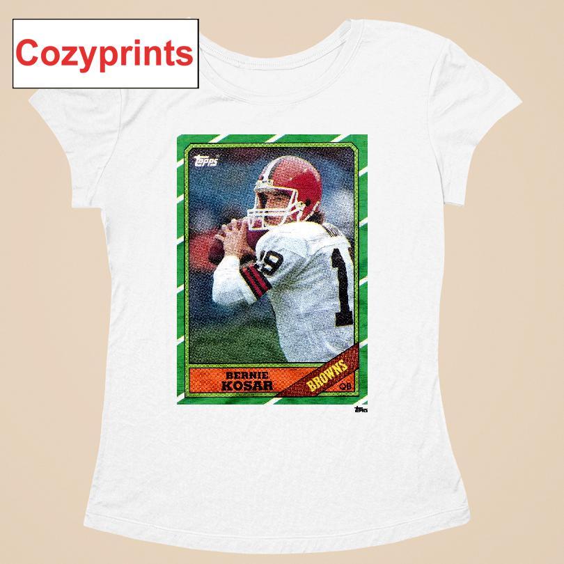 1986 Topps Football Bernie Kosar Browns T-shirt