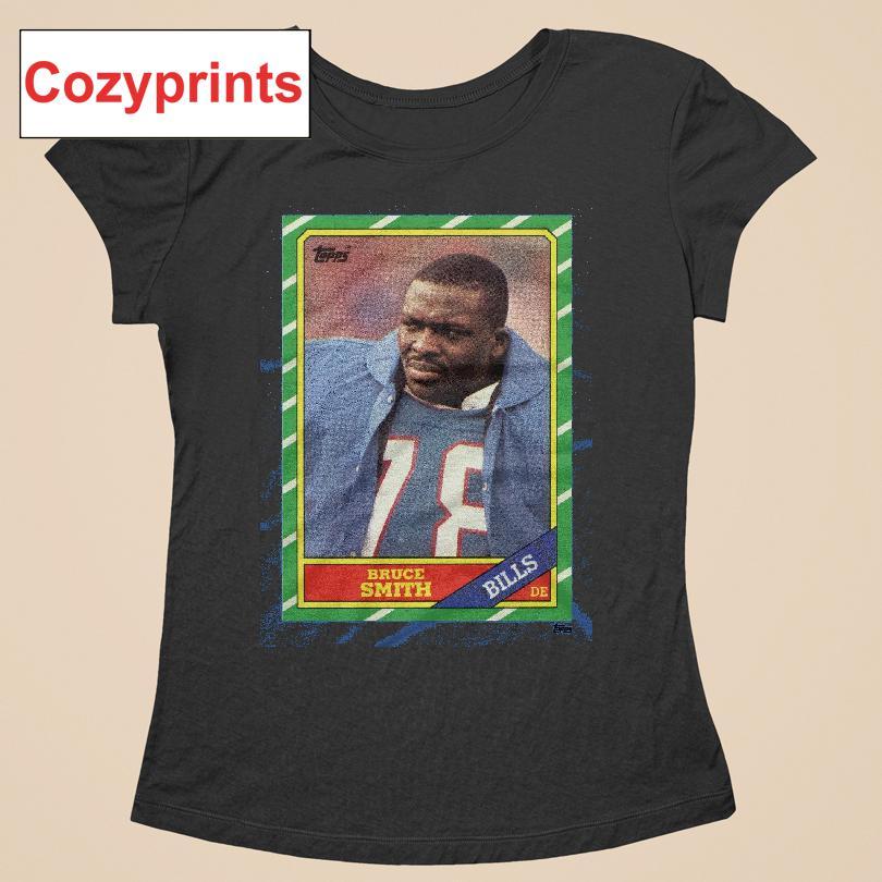 1986 Topps Football Bruce Smith Bills T-shirt