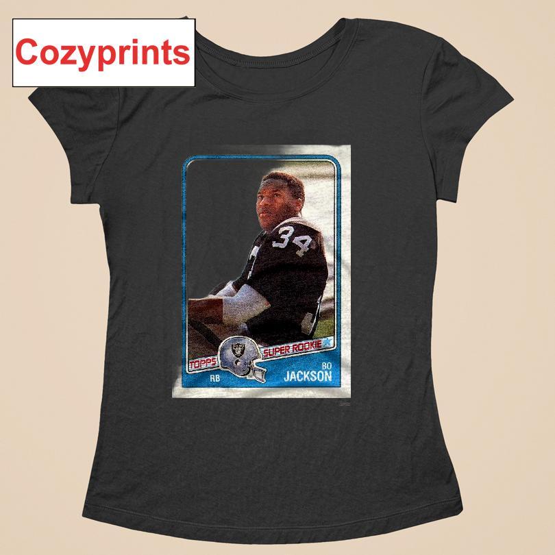 1988 Topps Football Bo Jackson RaidersT-shirt