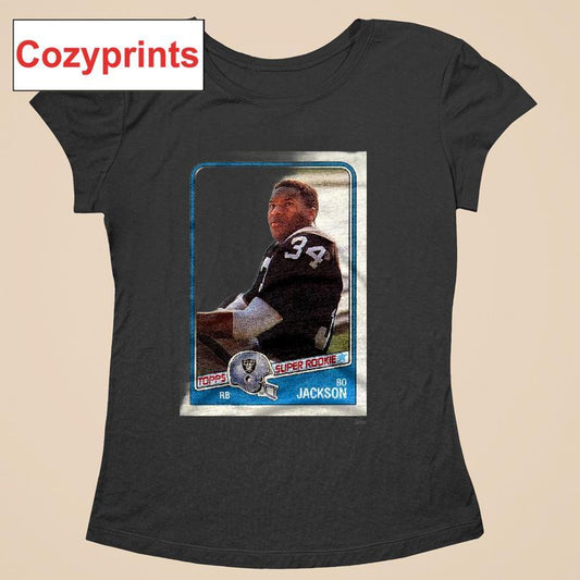 1988 Topps Football Bo Jackson RaidersT-shirt