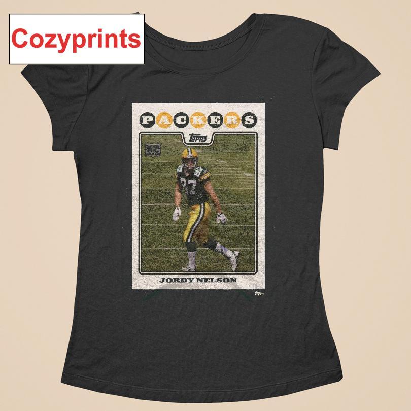2008 Topps Football Jordy Nelson Packers T-shirt