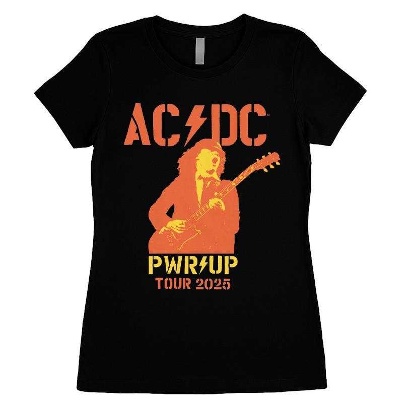 Ac/dc Are You Ready? Pwr Up 2025 Tour Aus Map T-shirt