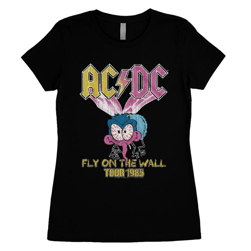 Ac/dc Fly On The Wall Tour 1985 T-shirt