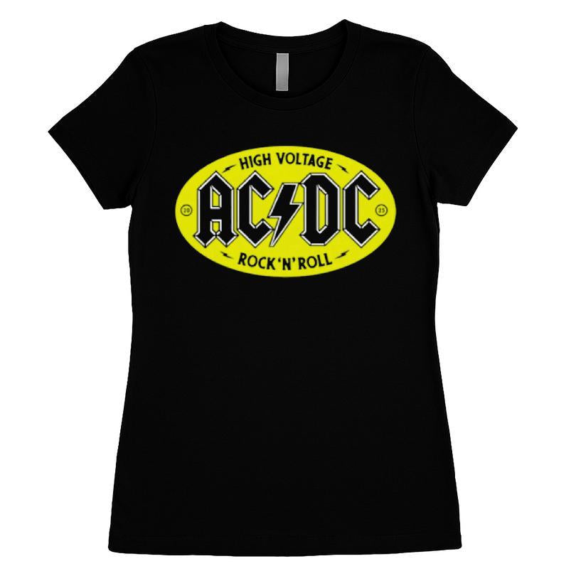 Ac/dc High Voltage Yellow Logo T-shirt