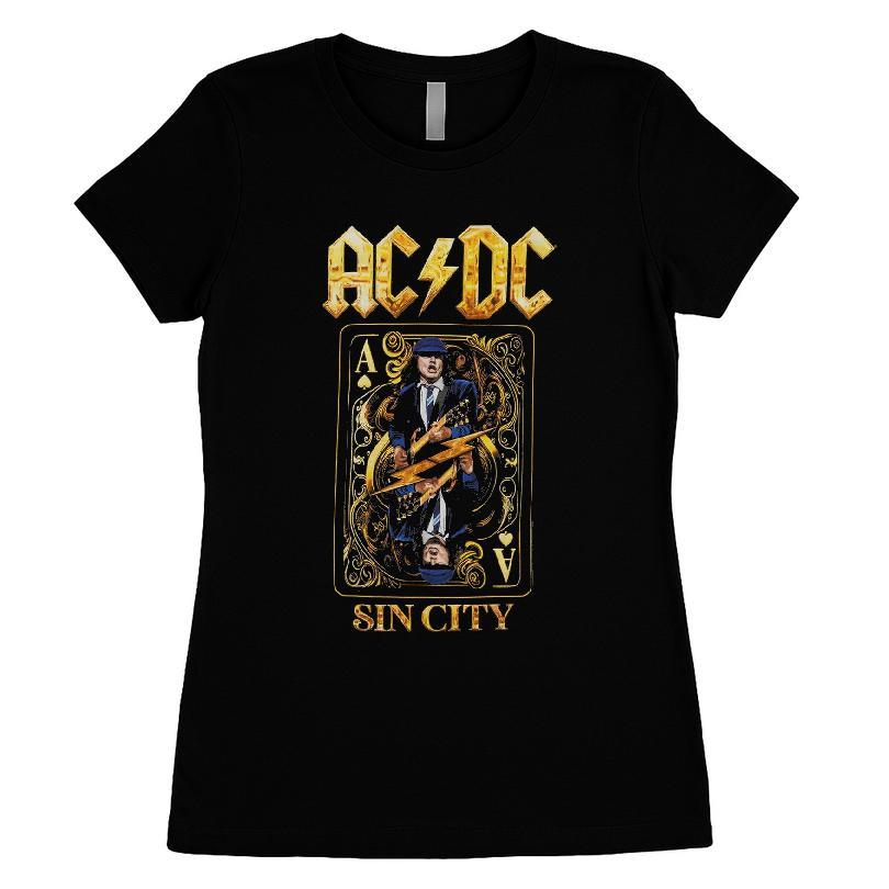 Ac/dc Pwr Up Sin City T-shirt