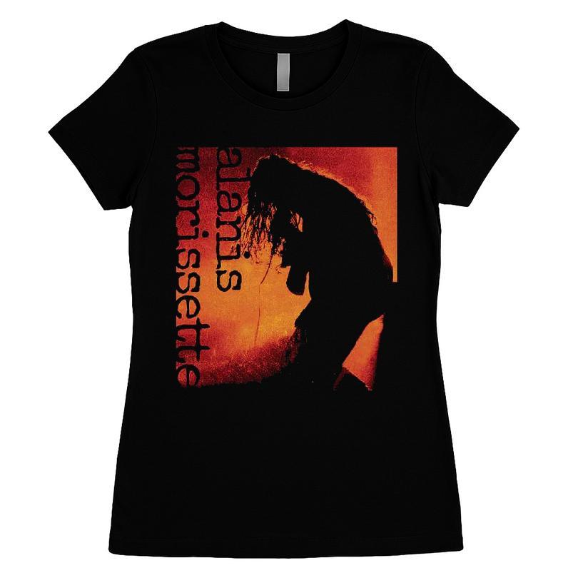 Alanis Morissette Orange Silhouette T-shirt