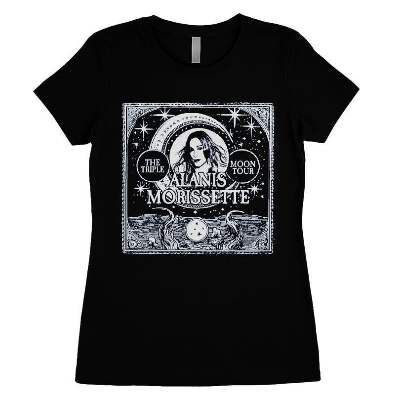 Alanis Morissette The Triple Moon Silk Scarf T-shirt