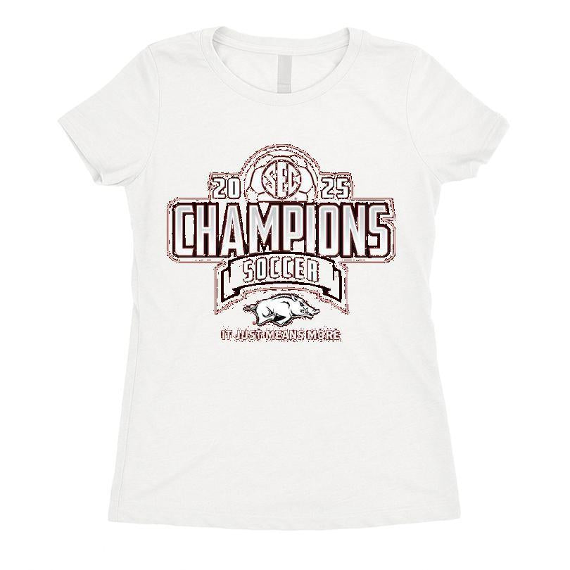 Arkansas Razorbacks 2025 Champions Soccer It Just Means More Shirt