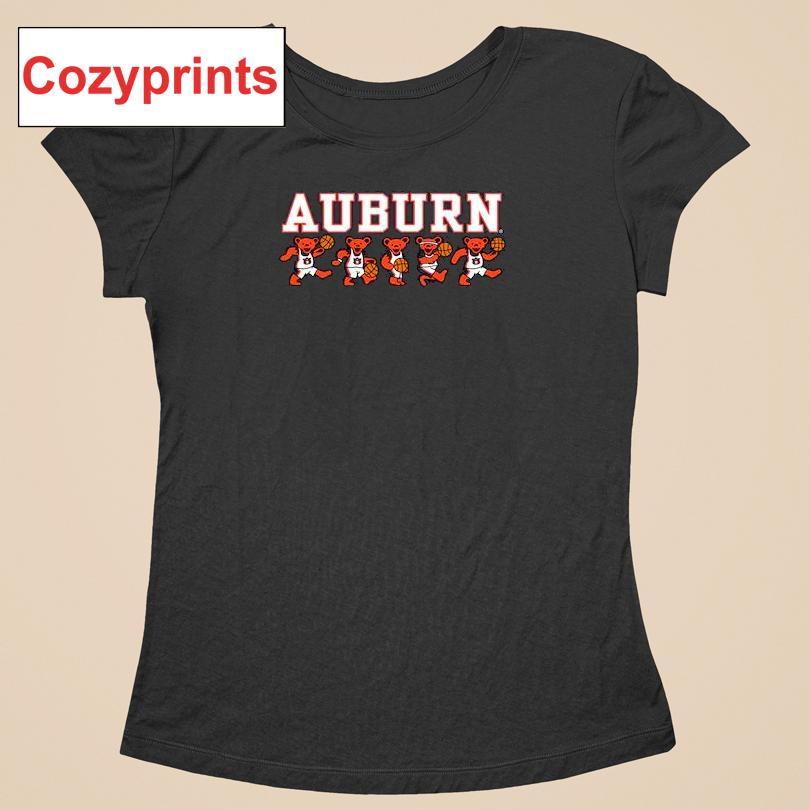 Auburn X Grateful Dead Basketball Bears T-shirt
