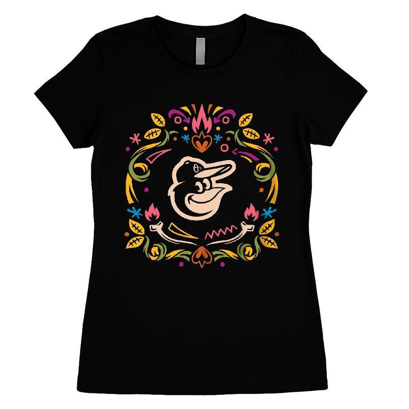 Baltimore Orioles New Era Da De Los Muertos Shirt