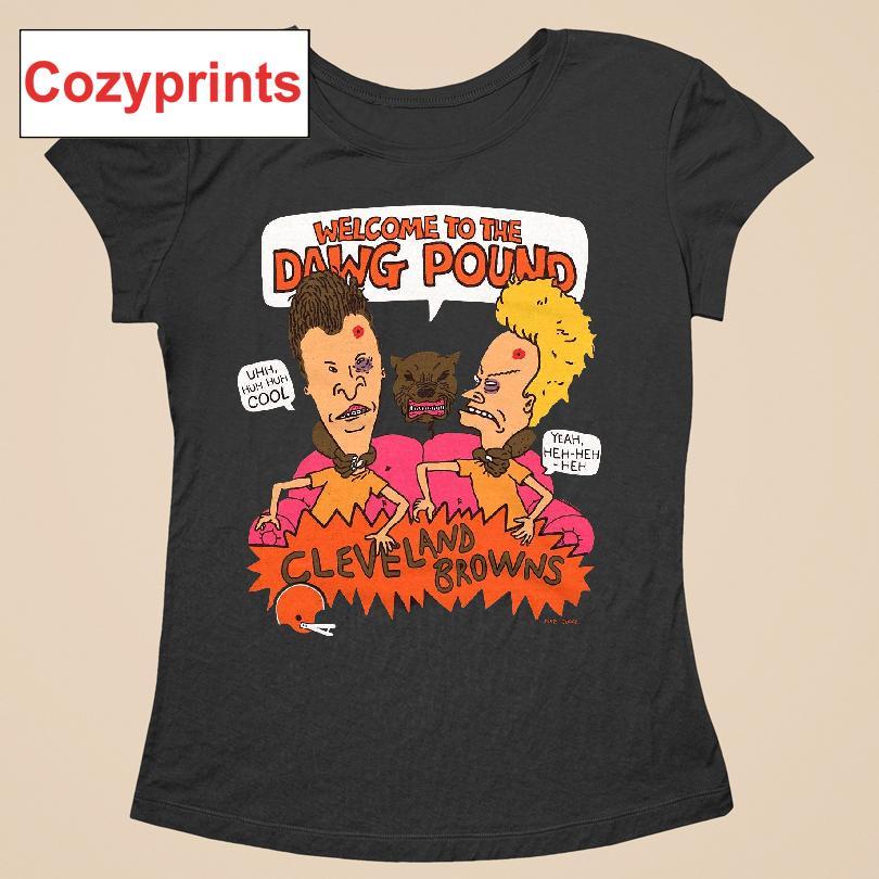 Beavis And Butt-head Welcome To The Cleveland Browns Dawg Pound Shirt