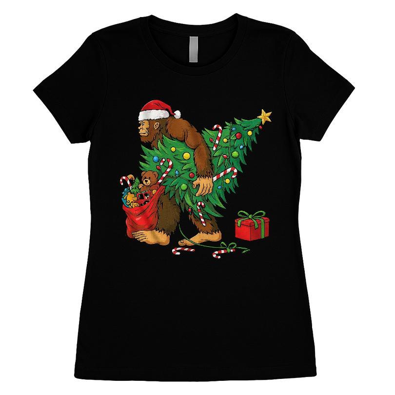 Bigfoot Christmas T-shirt
