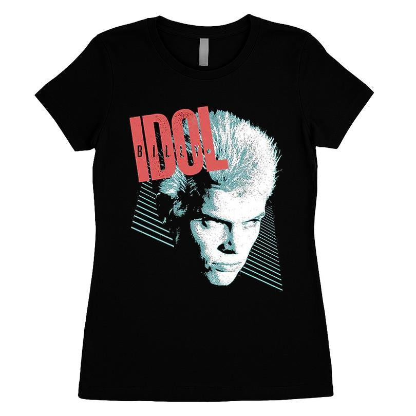 Billy Idol Face Stripes T-shirt