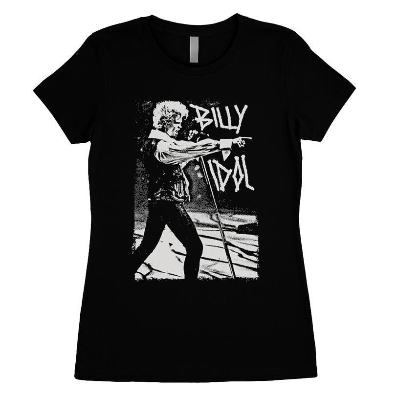 Billy Idol Pointing Billy Tour 2024 T-shirt