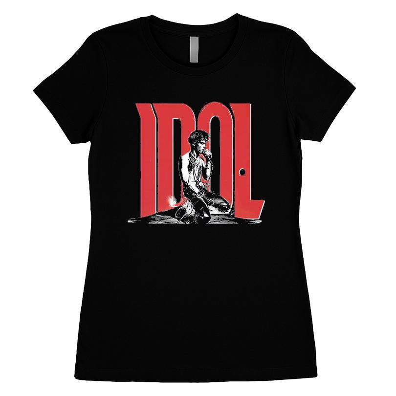 Billy Idol Rebel Yell Kneeling Photo T-shirt