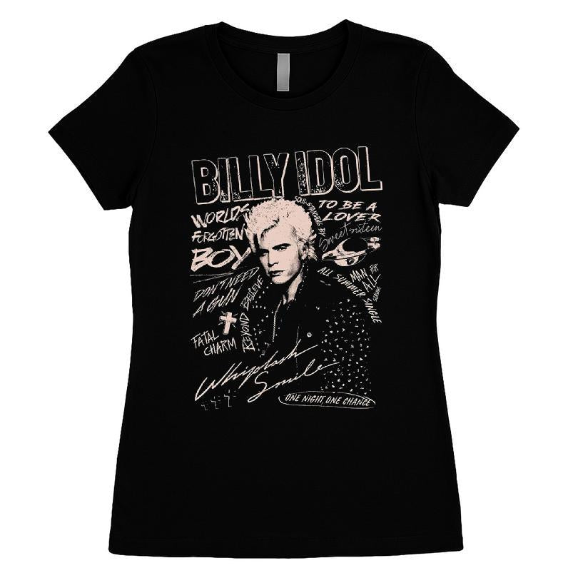 Billy Idol Whiplash Smile Punk T-shirt