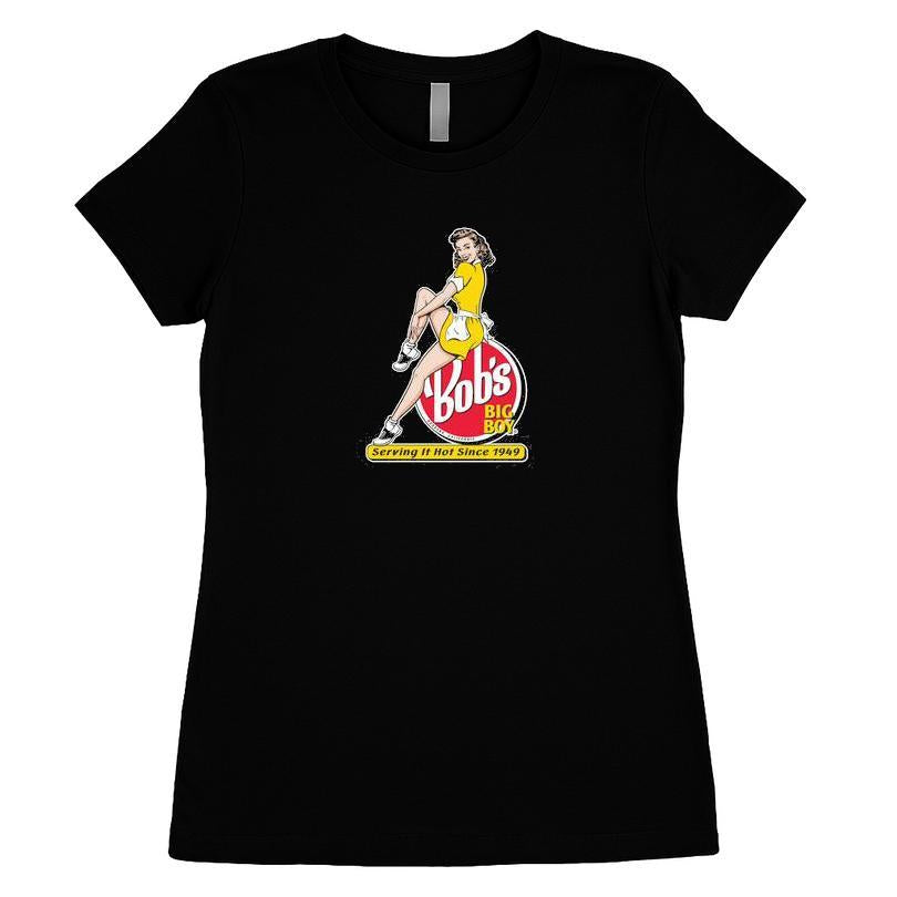 Bob's Big Boy Covergirl Serving It Hot Since 1949 T-shirt