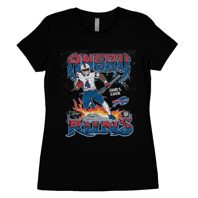 Buffalo Bills James Cook Angry Runs Player T-shirt