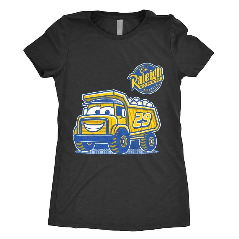 Cal Raleigh Seattle Baseball 29 Cartoon Dump Truck Mlbpa T-shirt