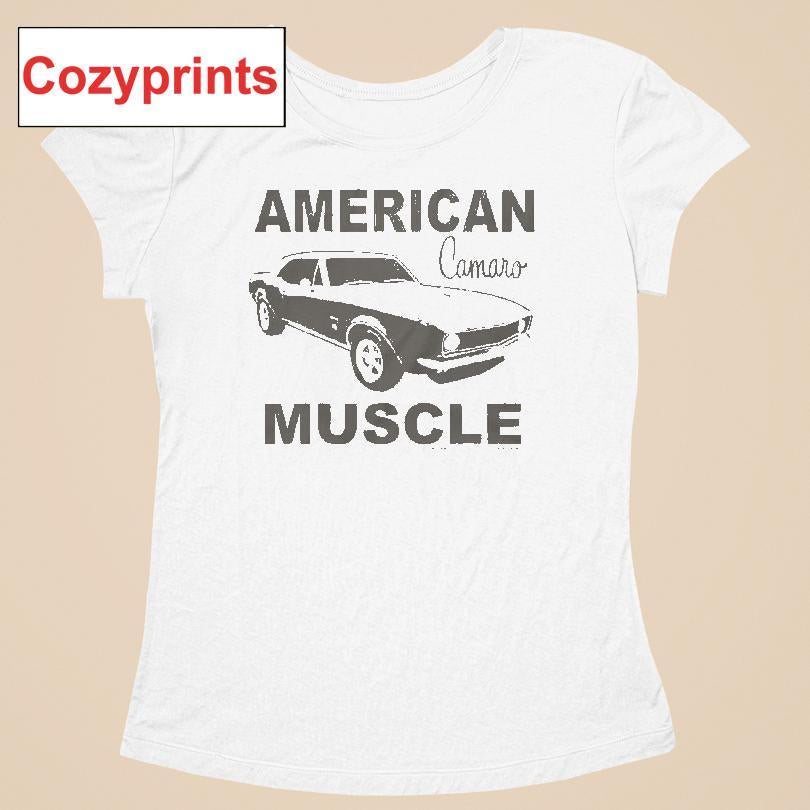 Chevrolet Camaro Faded American Muscle Graphic T-shirt