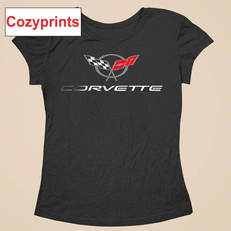 Chevrolet Corvette Modern Emblem T-shirt