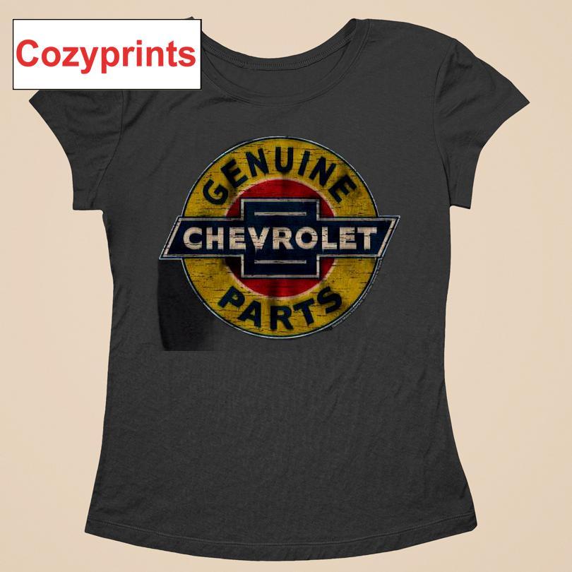 Chevrolet Genuine Chevy Parts Distressed Sign T-shirt