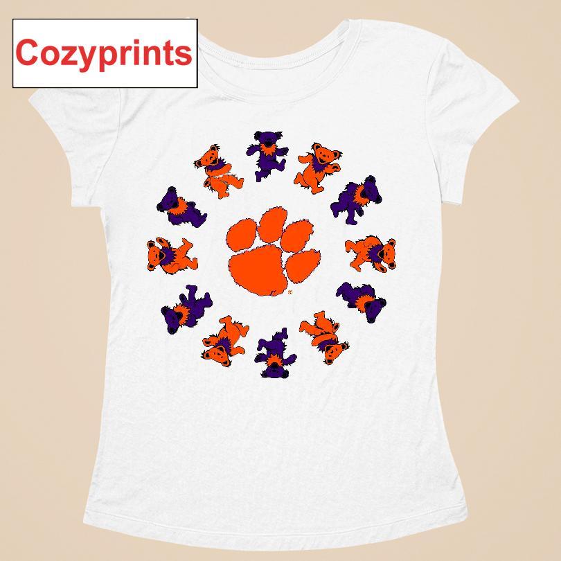 Clemson X Grateful Dead Circle Bears T-shirt