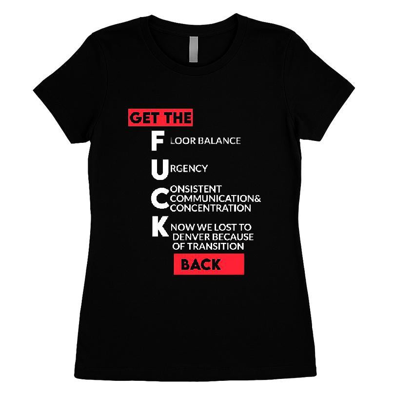 Clippers Coaches Wearing Get The Fuck Back T-shirt