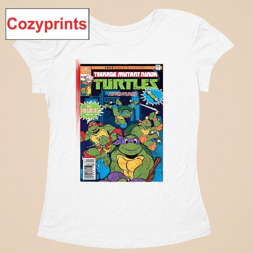 Comic Book Cover Teenage Mutant Ninja Turtles T-shirt